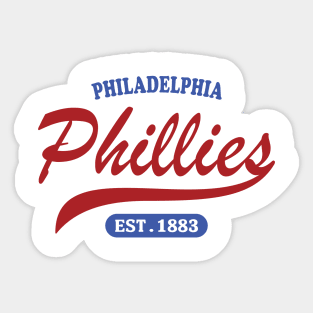 Philadelphia Phillies Classic Style Sticker